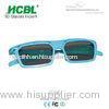 Blue ABS Frame Reald Circular Polarized 3D Glasses ISO EN71 SGS CE ROSH