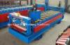 Colored Steel Wall Panel Roll Forming Machine / Metal Roll Forming Equipment With 10 Row