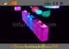 Colors Change LED Bar Tables , Banquet & Party Glowing Bar Furniture