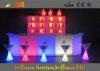 IP56 LED Lighting Furniture Outdoor Bars Table Set With RGB Lighting