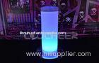 Glass Top Led Bar Table Rechargeable Commercial illuminated furniture