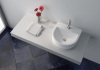 Freestanding Composite Resin Artificial Stone Basin