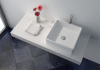 Freestanding Composite Resin Artificial Stone Basin