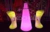 Single color Waterproof Led outdoor furniture Light Up Table Chairs for Garden