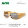 Yellow High Transmittance Effect IMAX 3D Glasses For Movie With PC Frame
