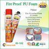 PU Fire Retardant Foam Spray / Sealant To Wood / Drywall , Anti Freezing