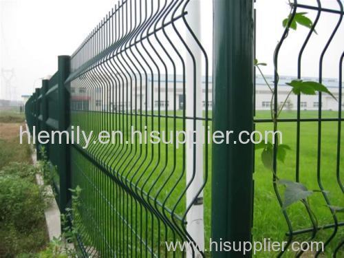 3D fence pane.triangular bending welded mesh fence