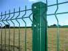 PVC coated 3D security fencing.welded steel fence.triangle welded fence