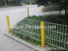 triangular bending wire mesh fence.3D weld fence