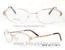 Classical Lady Metal Optical Frames With Flex Temples , Ready Stock Eyeglasses