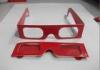 Printable Chromadepth 3D Glasses Red Green With PVC PET Laser Lenses