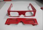 Printable Chromadepth 3D Glasses Red Green With PVC PET Laser Lenses