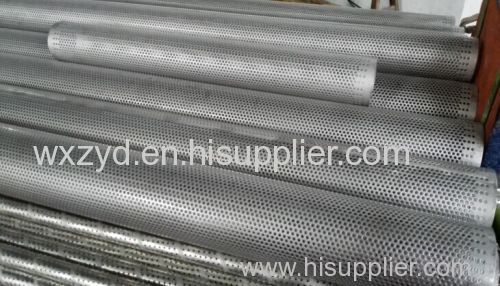 Fiter Element Straight Seam Perforated Pipe Water 316 Perforated Metal Welded Tubes Air Center Tube Core Filter Frame