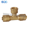 Brass Pipe Fitting with 90 Degree Female Tee
