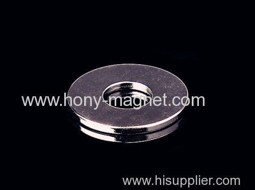Countersank N50 Ring NdFeB Magnet for Hardware Tool