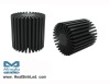 8180 Edison Modular Passive LED Aluminum Cooler Φ81mm