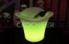 PE Plastic Multi Colors Flashing Remote LED Ice Bucket Illuminated Wine Pails
