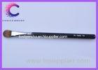 Eye smudge brush horse hair eye make up brushes with wood handle