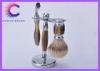 OX horn handle safety razor and brush set , shaving brush kits for male