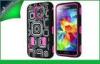PC And Silicone Hybrid Samsung Mobile Phone Cases For Samsung S5