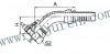 High Pressure 45 Degree BSP Female Multiseal Tube Fitting 22141