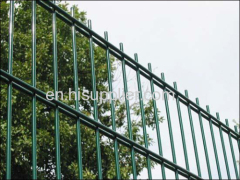 PVC coated double wire mesh fencing manufacture