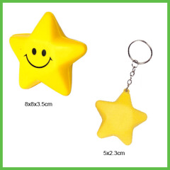 Star shape PU Foam Anti Stress Balls