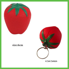 Anti stress Squeeze Toy Strawberry and Strawberry Keychain