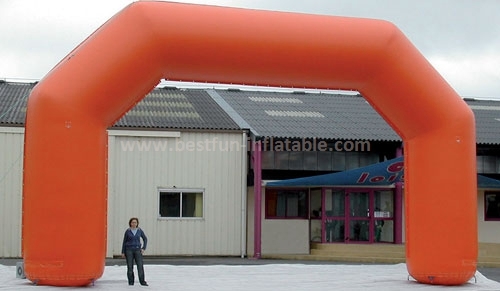 Durbale and attractive inflatable angle archway color logo size customized