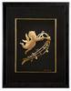 25cm * 32cm Gold Foil Crafts , Realistic 24K Gold foil Angel frame