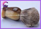 Cosmetic Ox Horn Handle Pure Badger Shaving Brush , shaving soap brush