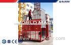 SS100 / 100 Construction lifter Machinery two cage for building material