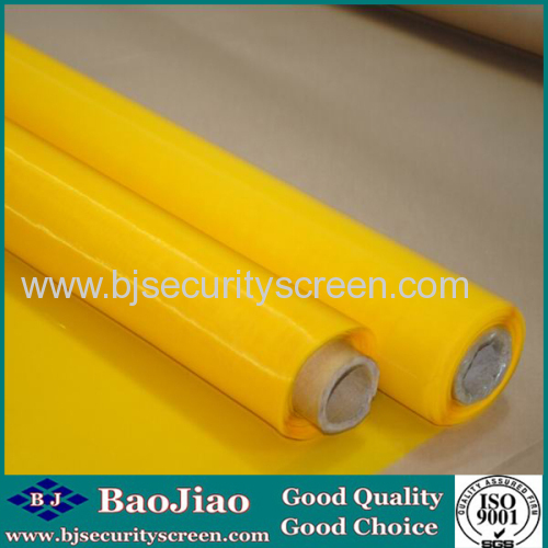 Polyester Silk Screen Printing Mesh/ 80T Yellow Polyester Printing Mesh