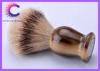 Men's grooming tools silvertip badger shaving brushes with horn handle 20mm