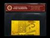 Engrave 24k Gold banknote 5 Euro Note With Authenticity COA NR Gorgeous