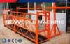 Aluminum aerial mast climbing work platform Powder coating , Hot galvanization