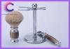 Silvertip badger shaving brush set men's facial care tools with razor stand
