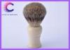 Handmade shaving brushes white handle with best badger for barber shop