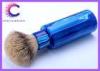 Men's shaving kit blue color handle travel shaving brushes with stand