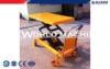 Customized Hand manual lift table Double Scissiors , hydraulic lift platform trolleys