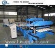 Chain Transmission Metal Step Glazed Tile Roofing Sheet Forming Machine