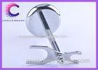 Double Edge straight razor and brush stand chrome holder for men