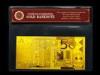 50 EURO Gold Foil 2 sided Euro 24K Gold Banknote With PVC Stand 20g / pc
