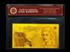 Pure 99.9% 24k Gold Banknote 10 Pound Banknote,Include Certificate Great Gift