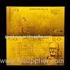 Old 50 AUD Bill Pure Gold Banknote Golden Craft For Currency Collectors