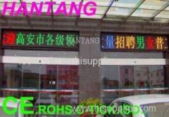 P16 Module Size 256*128 Full Color Semi-Outdoor Bus Station LED Sign