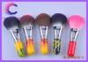 Professional Face Makeup Brushes Cosmetic Tools with color acrylic handle