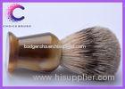 100% pure best shaving cream brush faux horn handle for men