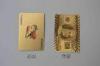 24 carat Gold foil Plated Playing Cards for Entertainment / Gambling tool