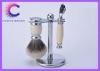 Men's luxury shave set with stand , brush , razor and also can with soap bowl